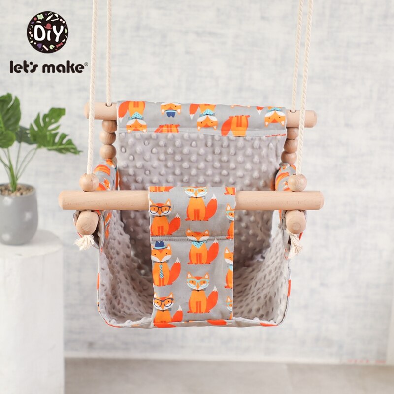 Wooden Baby Swing Hanging Swing Chair